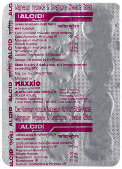 Alcid Mint Flavour Chewable Tablet 12
